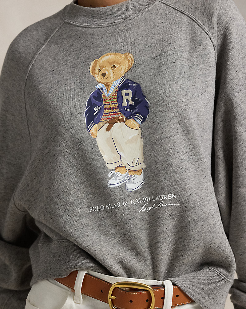 Polo Bear Oversize Fleece Crewneck