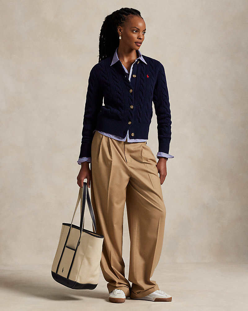 ケーブルニット ウールカシミヤ カーディガン | ラルフ ローレン公式