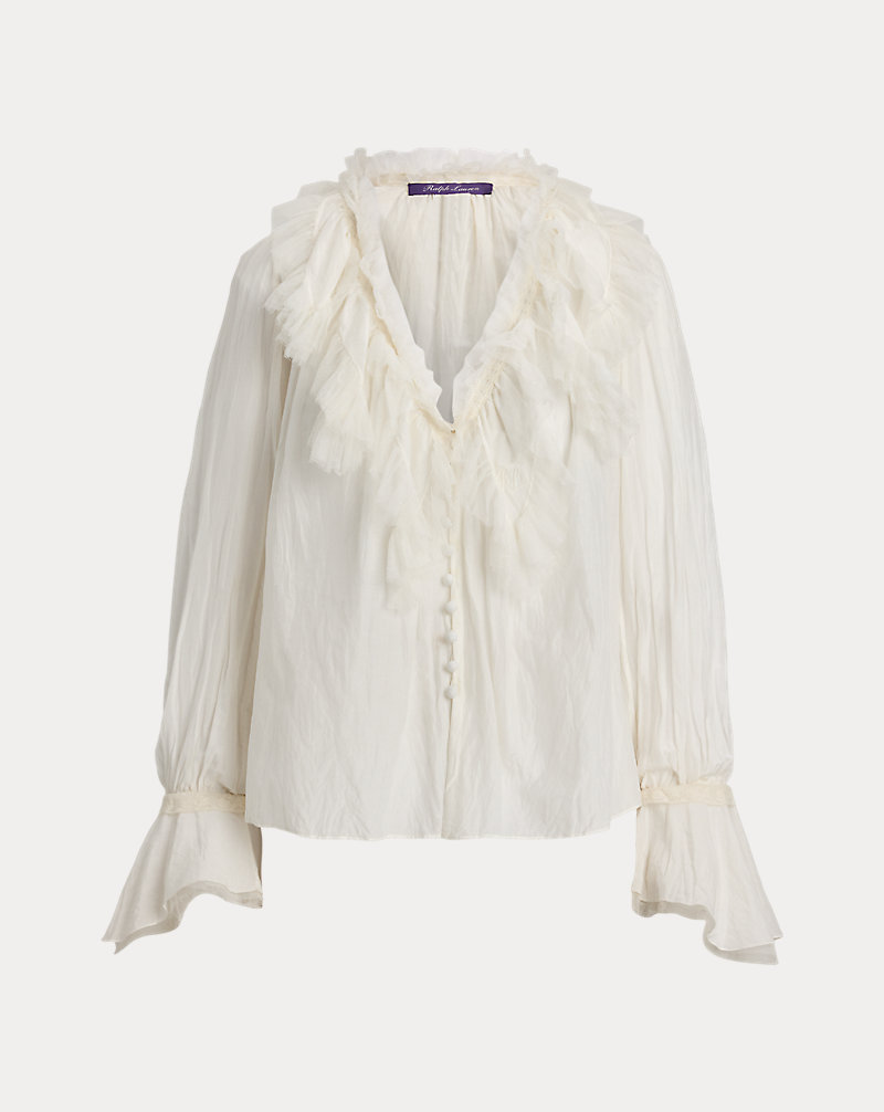 Kensley コットンシルク ボイル ブラウス | ラルフ ローレン公式