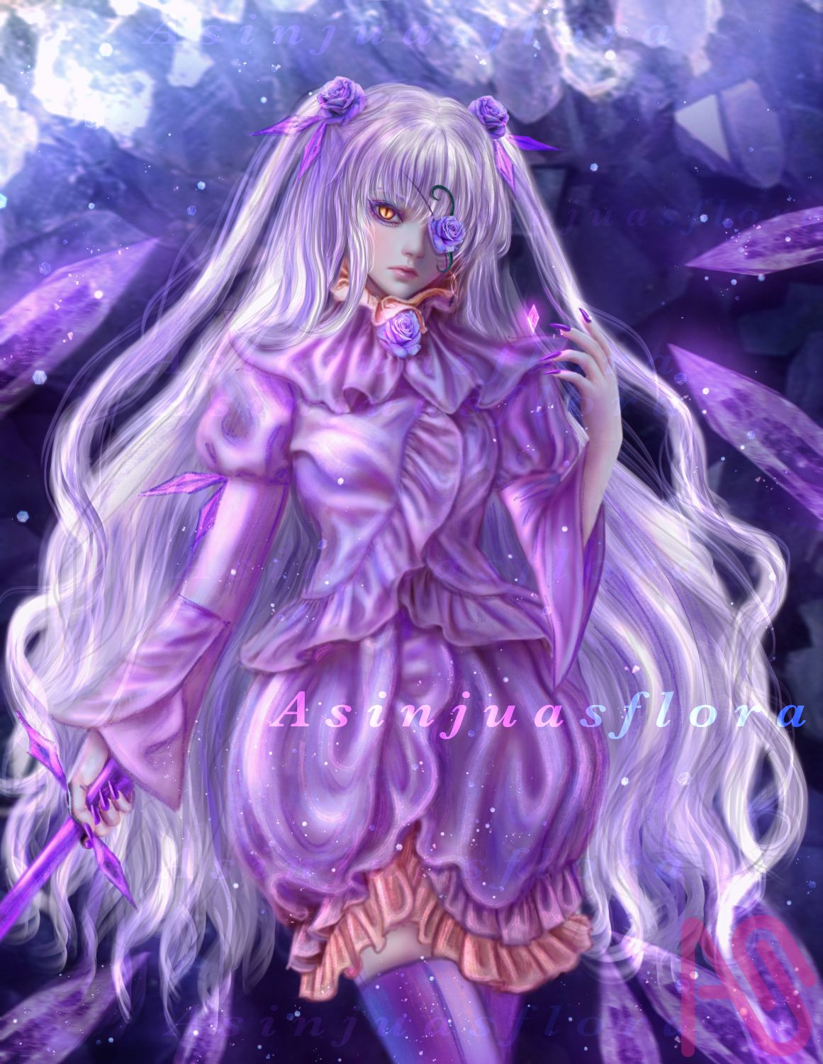 薔薇水晶-ローゼンメイデン Barasuishou-Rozen Maiden Asinjuasflora