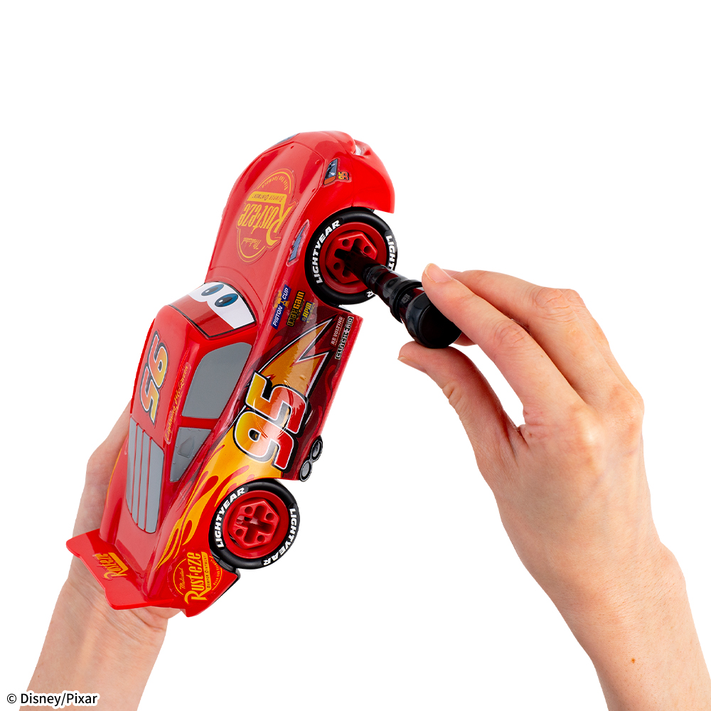 ミニッツ ライトニング・マックィーン風 ボディ 自作品 ミニッツ