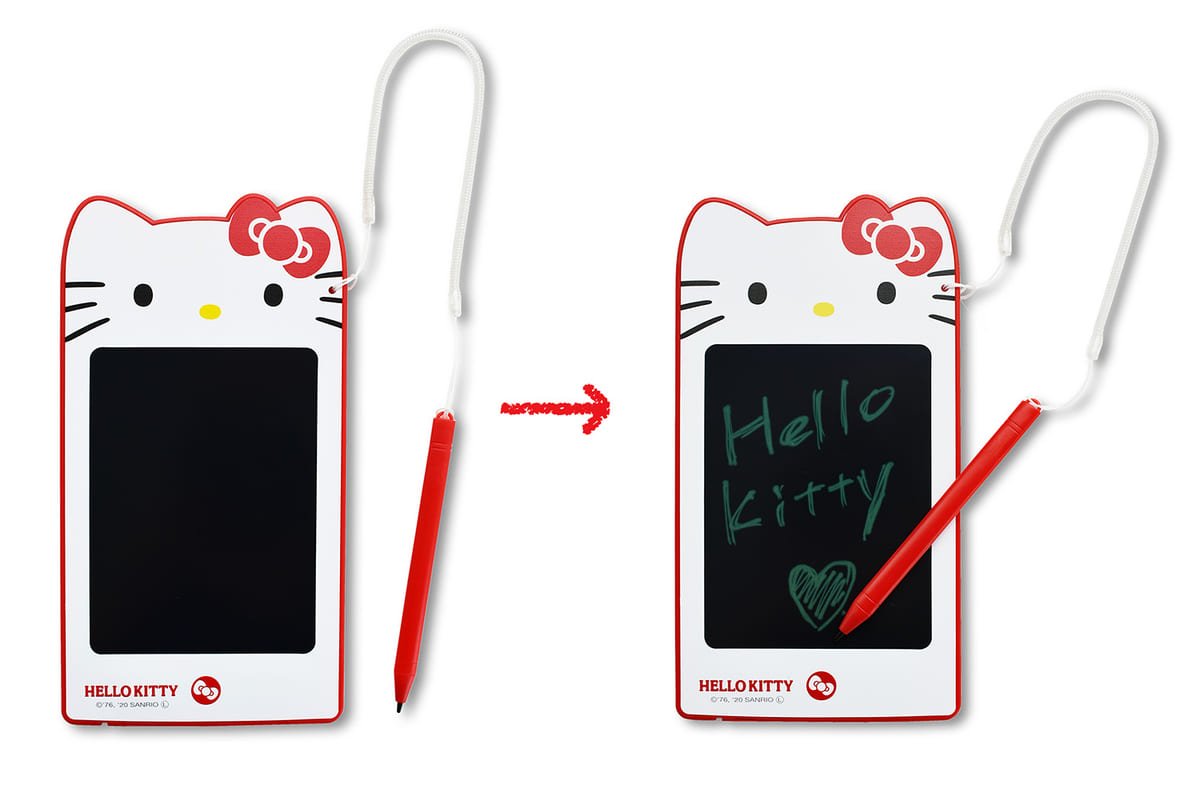 ペーパーレスなエコグッズ！あすなろ舎「ハローキティ電子メモタブレット」