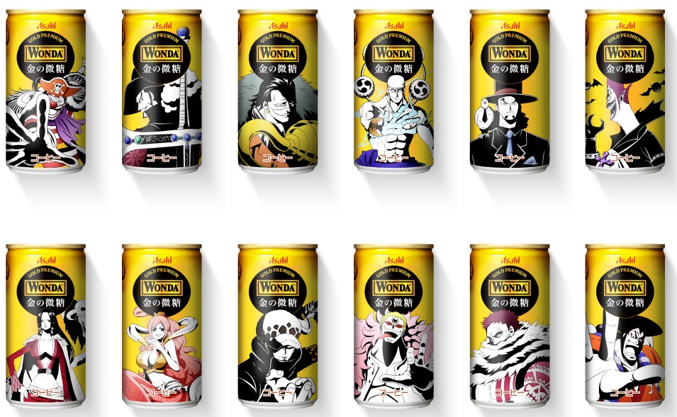 ルフィやロー、シャンクスなど全44柄！アサヒ飲料「ONE PIECE
