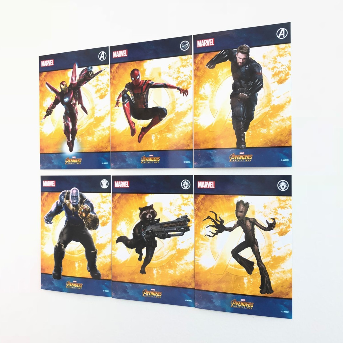 最強ヒーローたちをコレクション！Happyくじ ブロマイド MARVEL