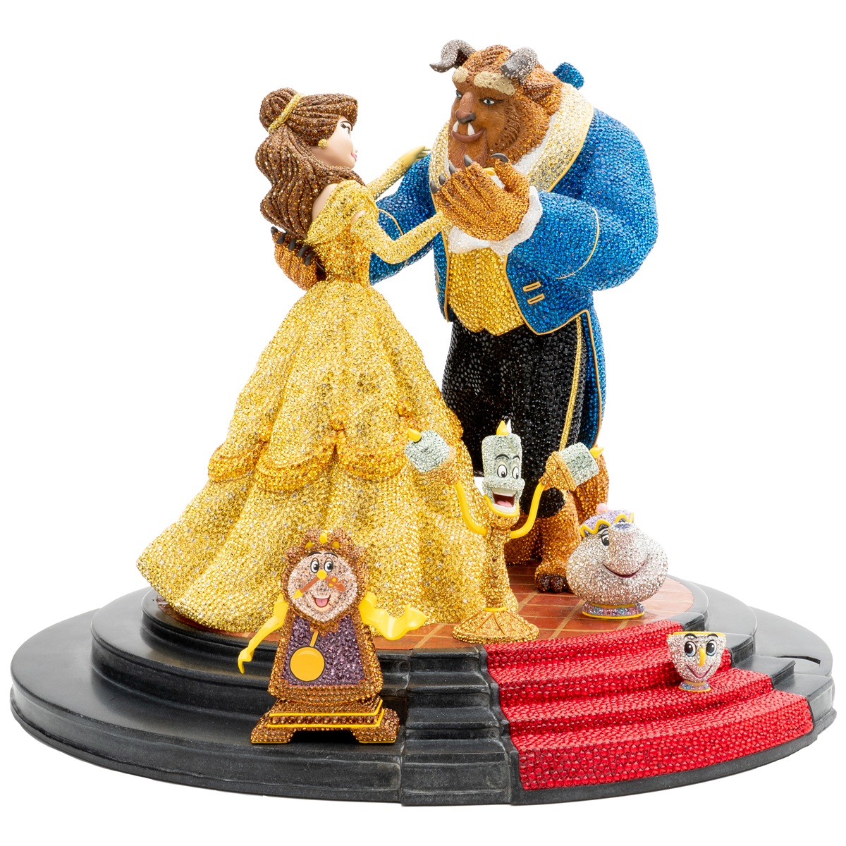 Disney ディズニー ティーポット 美女と野獣 スワロフスキー きらめく