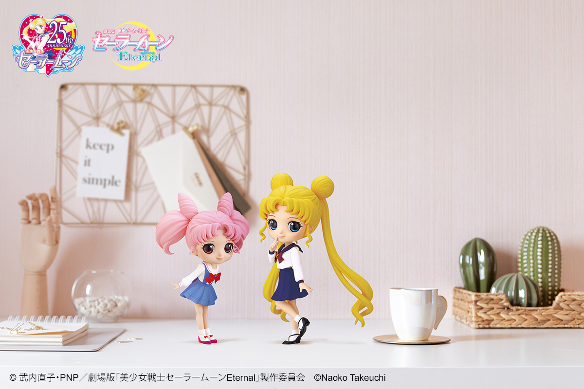 変身前の月野うさぎとちびうさ！バンプレスト 劇場版「美少女戦士