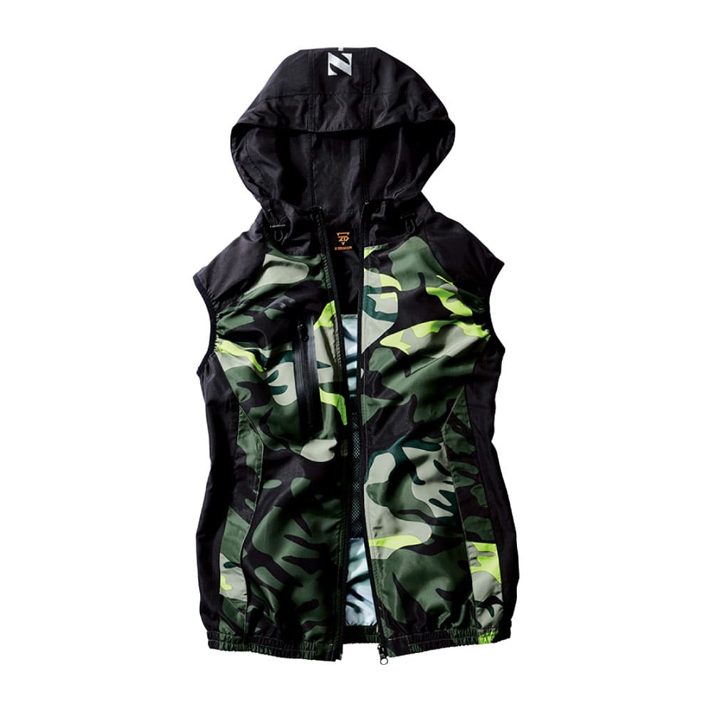 空調服ベスト（フード付き）（作業着）の通販-オリジナル/オーダー