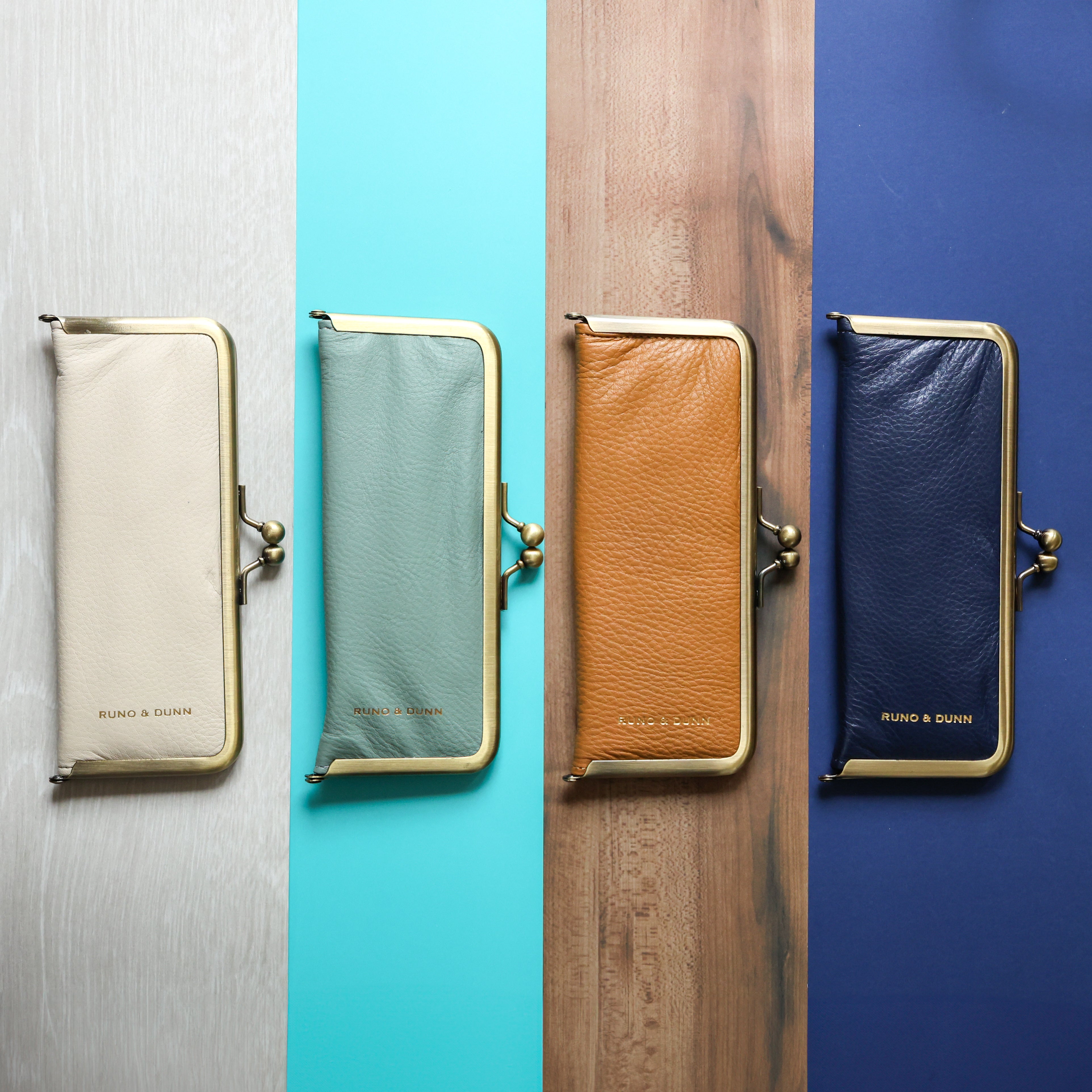 柔らかな手触り。RUNO & DUNN がま口ペンケース – dunn - かろやかに