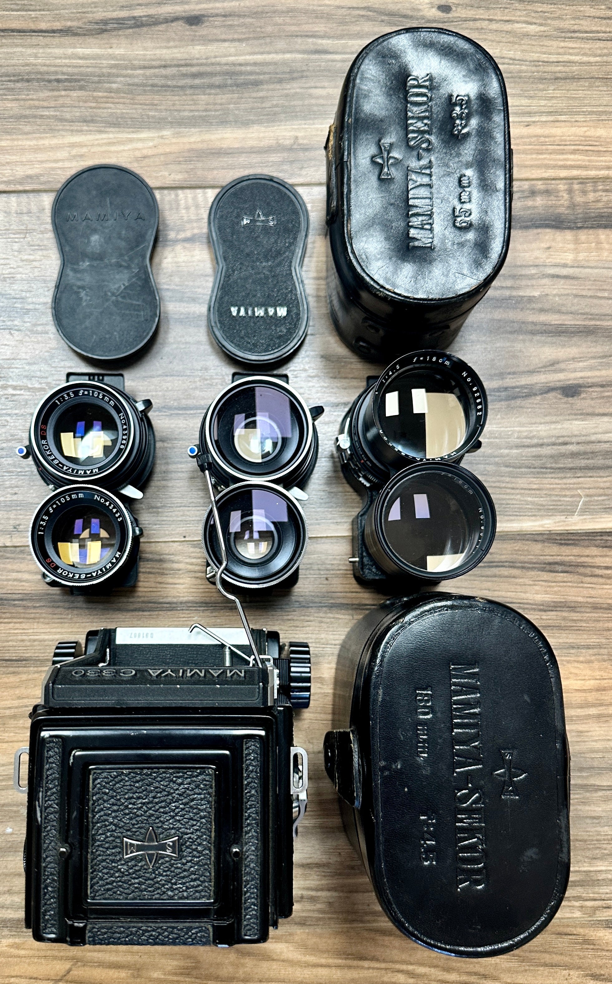 MAMIYA C330 Professional with MAMIYA-SEKOR DS F/3.5 105mm S# 43433