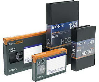 ビデオテープ（ビデオカメラテープ）を全17種類を簡単にまとめてみました