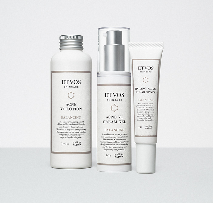 STOP大人ニキビ！エトヴォスバランシングラインで夏美肌に。