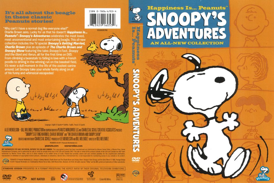 Snoopy's Adventures (2011) R1 DVD Cover - DVDcover.Com