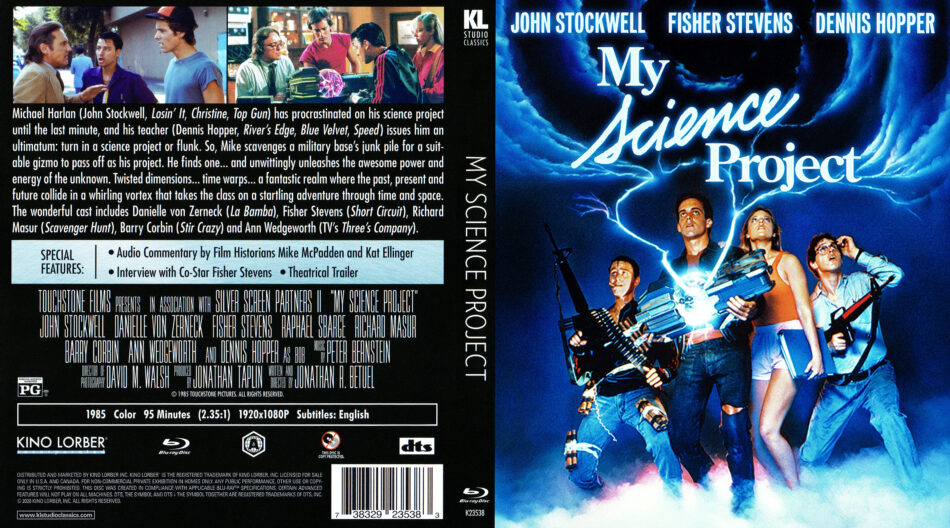 My Science Project (1985) DVD & Blu-Ray Cover - DVDcover.Com