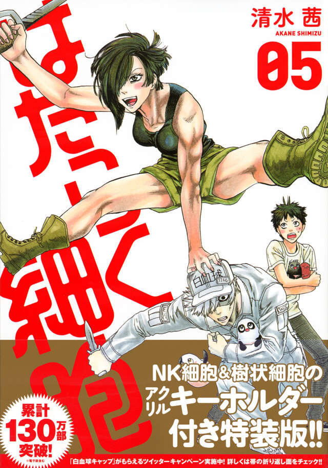 アクリルキーホルダー付き はたらく細胞（5） 特装版』（清水 茜