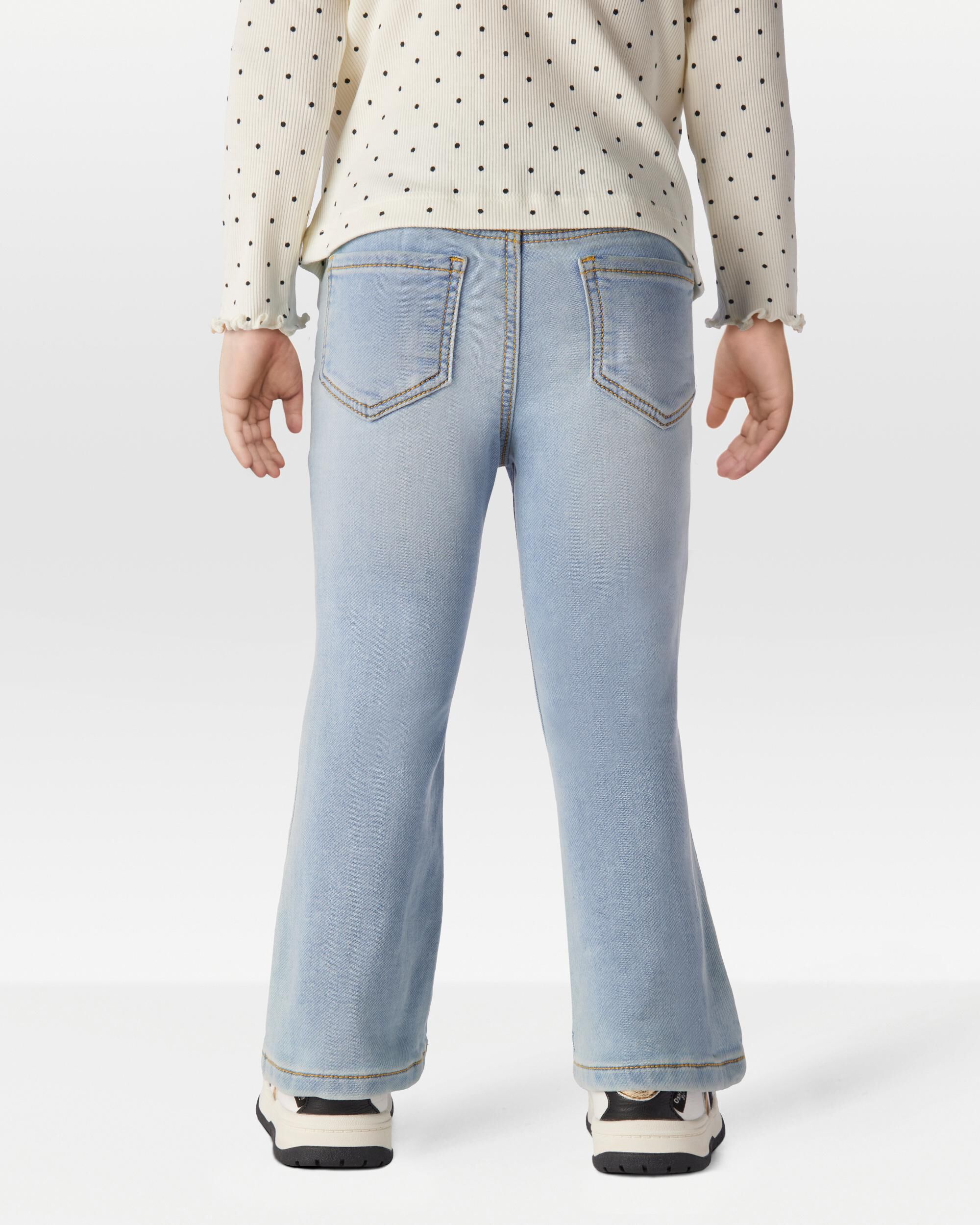 Toddler Embroidered Flowers Iconic Denim Flare Jeans - OshKosh B