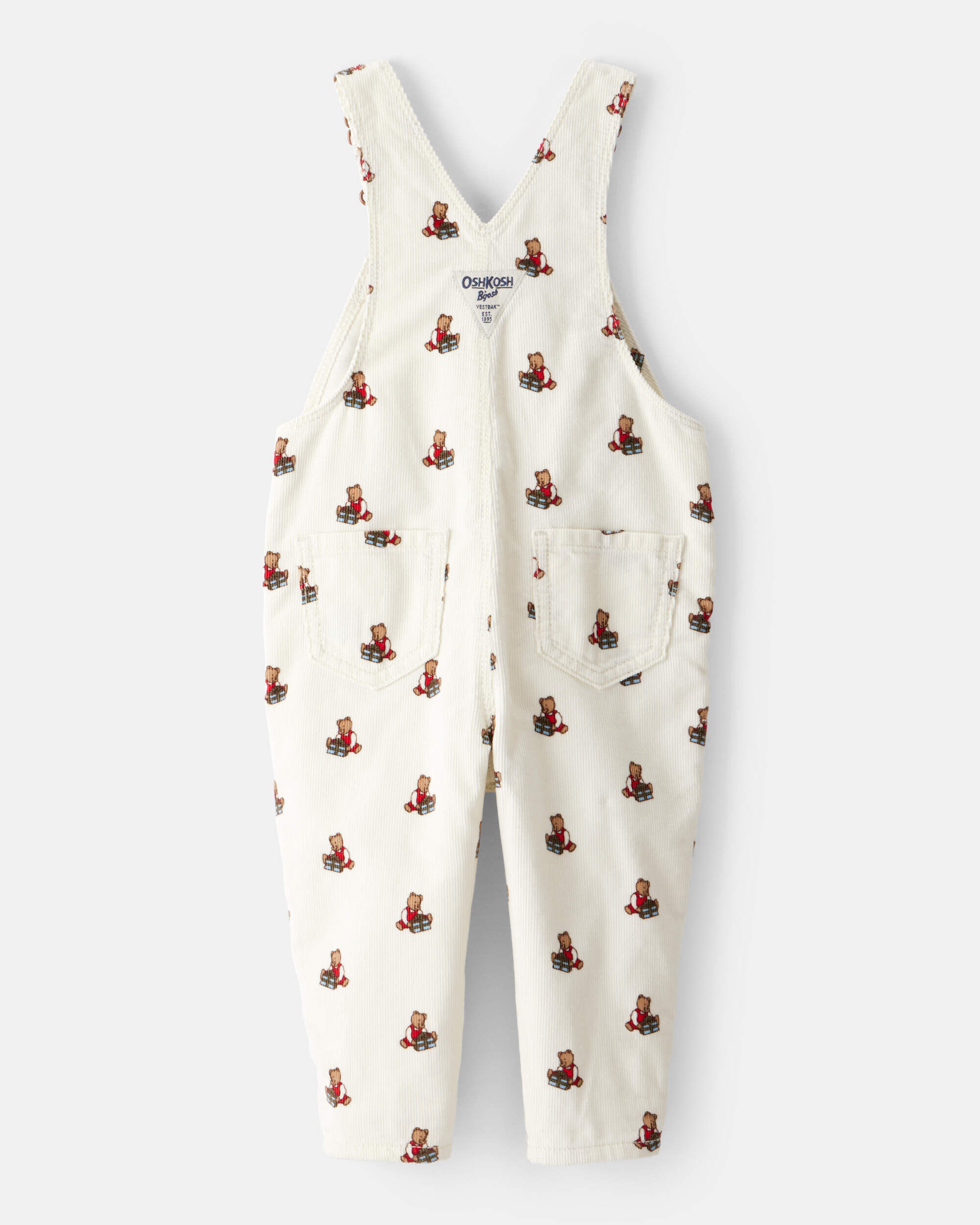 Baby Bear Corduroy Overalls - Cream - OshKosh B'gosh | Carter's