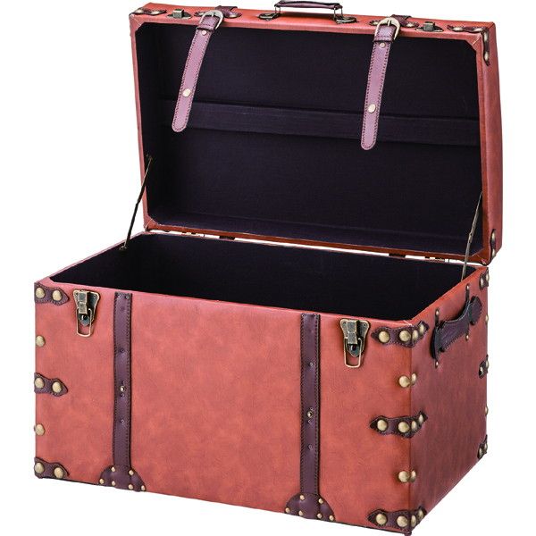 東谷 トランク 収納ボックスセット ブラウン IW-276(ブラウン