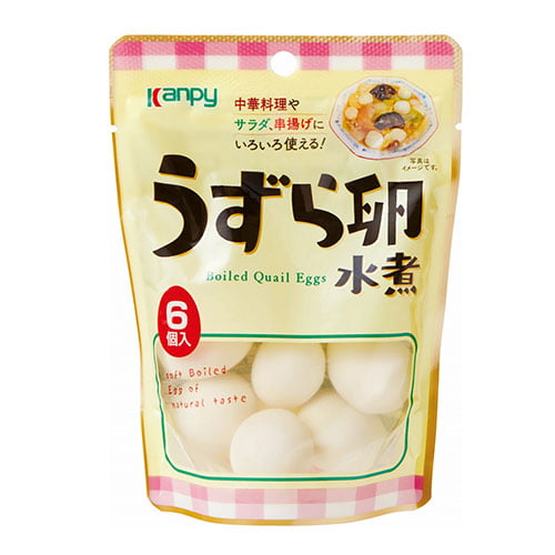 よろずやマルシェ本店 | 加藤産業 カンピー うずら卵水煮 6個入: 食品