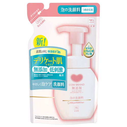 よろずやマルシェ本店 | 牛乳石鹸 カウブランド 無添加 泡の洗顔料 詰