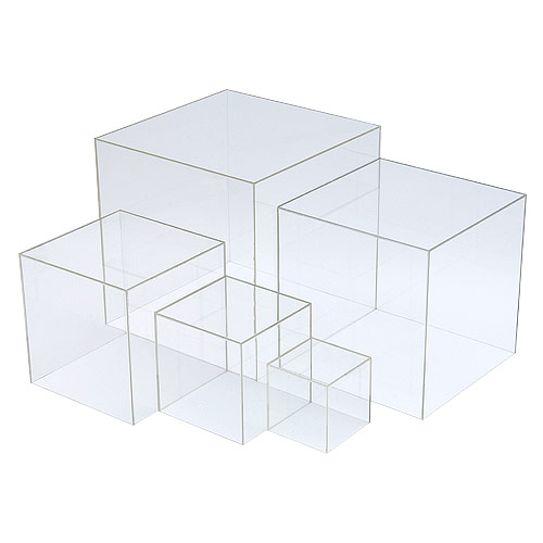 クルーズ アクリルボックス 5面体 30cm角 AB-300: 事務用品・文房具