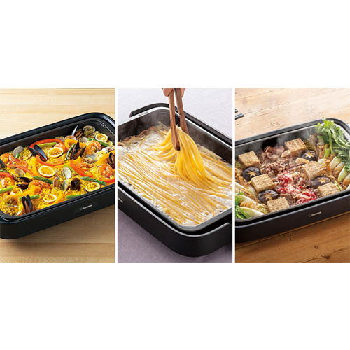 象印マホービン ホットプレート やきやき 1枚プレート 深型 ブラック