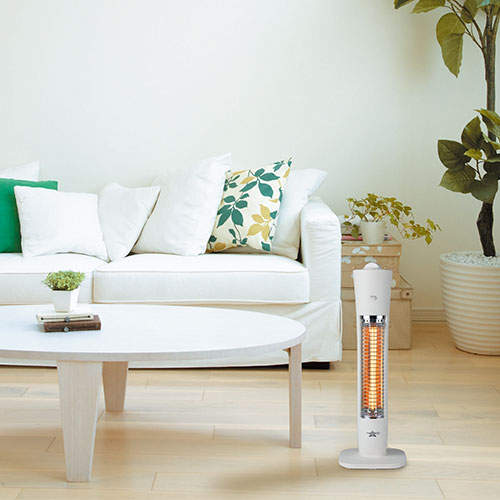 アラジン 電気ストーブ 遠赤グラファイトヒーター ホワイト AEH-G409N