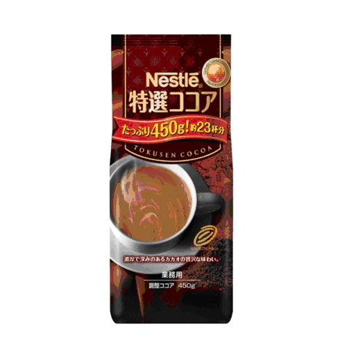 よろずやマルシェ本店 | ネスレ 特選ココア 業務用 450g: 水・コーヒー