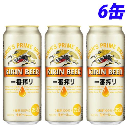 よろずやマルシェ本店 | キリン 一番搾り 500ml 6缶: 水・コーヒー