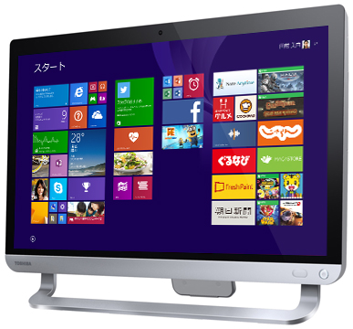 液晶一体型AVPC dynabook REGZA PC D81・D71トップページ