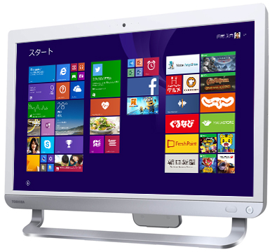 オールインワンデスクトップ（TV機能） dynabook D51 トップページ