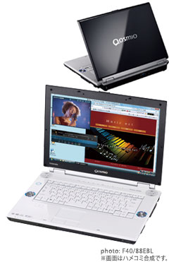 AVノートPC Qosmio F40トップページ