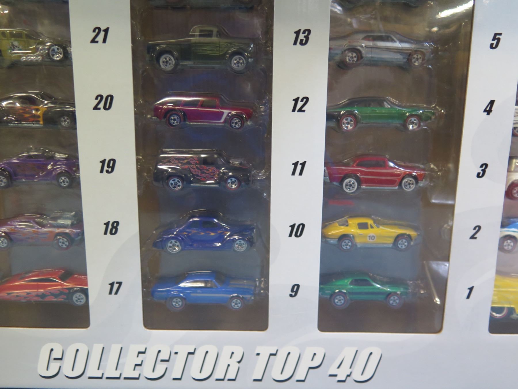 Hot Wheels Collector Top 40 Since '68 Set in Box