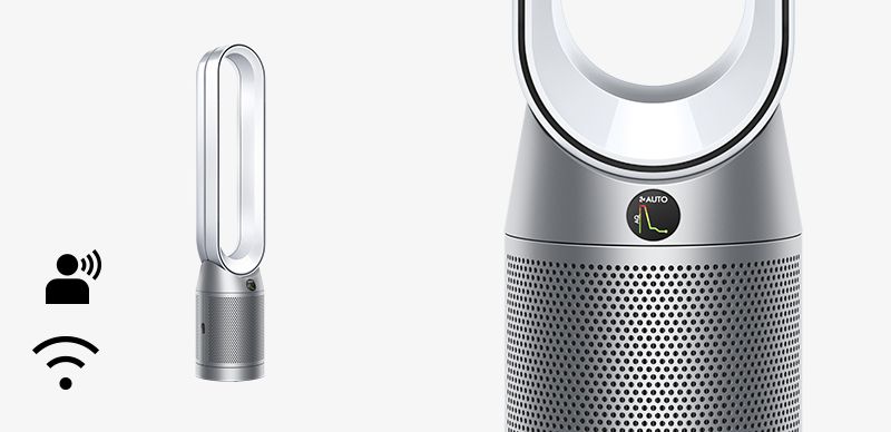 Dyson Pure Cool™ 空気清浄機能付タワーファン アイアン／サテンブルー