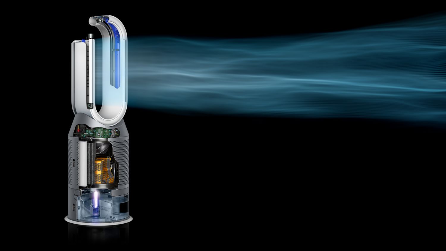 Dyson Purifier Humidify+Cool 加湿空気清浄機 ホワイト／シルバー