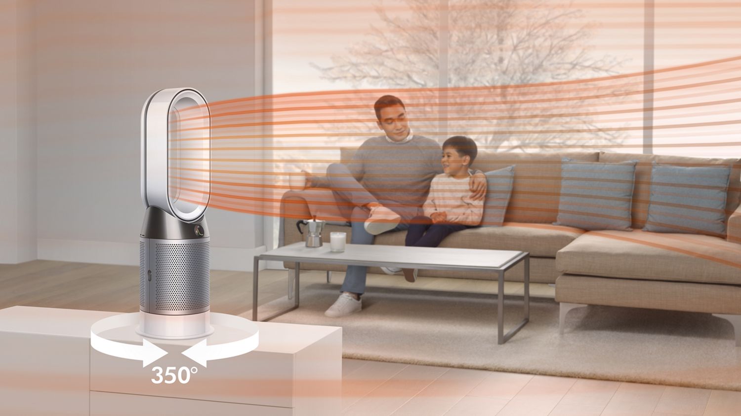 Dyson Pure Hot + Cool™ 空気清浄機能付ファンヒーター アイアン