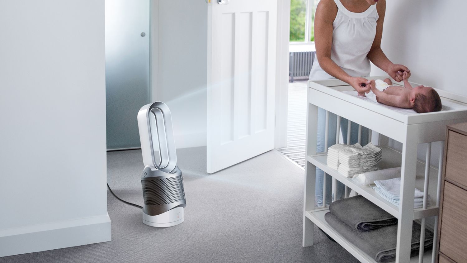 Dyson Pure Hot+Cool Link™ Heizlüfter mit Luftreiniger (Weiß/Silber