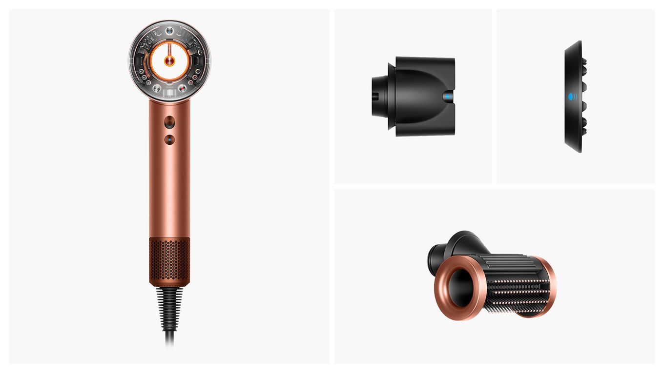 Dyson Supersonic Nural™ Shineヘアドライヤー シャンパンロゼ (HD16