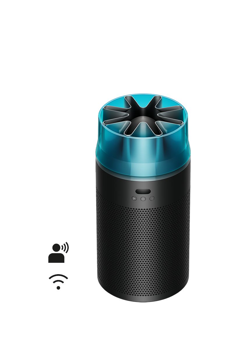 HushJet™ Purifier Compact (Black/Teal) | Dyson SG