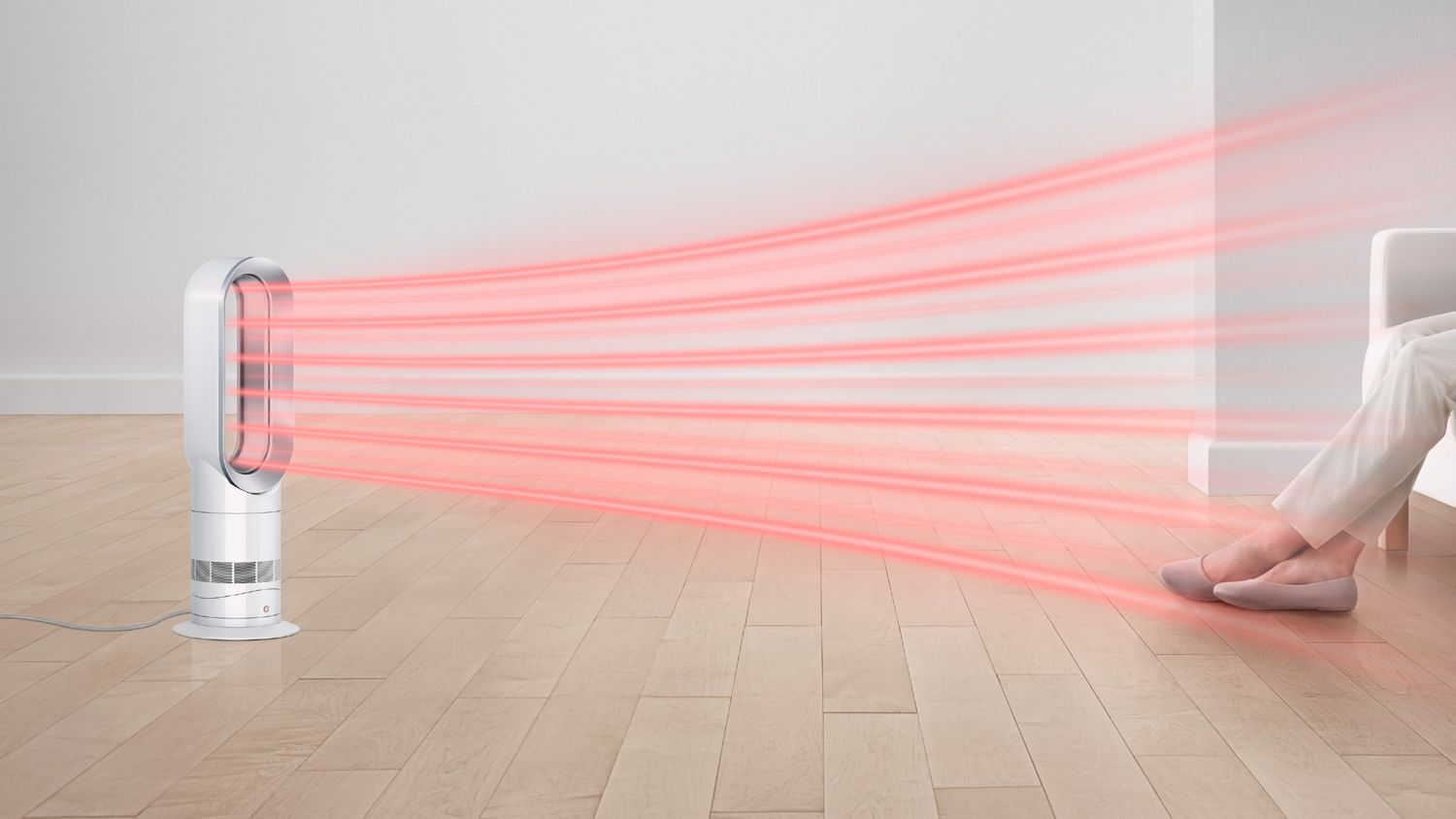 Dyson Hot+Cool™ AM09 (Alb/Argintiu)