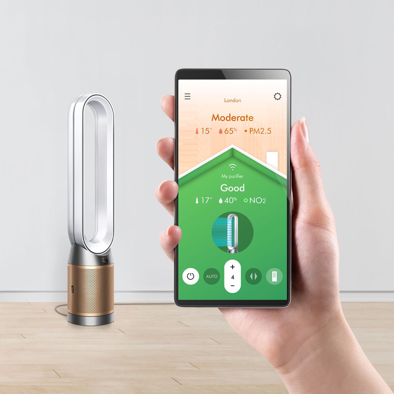 Dyson Purifier Cool PC2 De-NOx 空気清浄ファンの使い方 | ダイソン