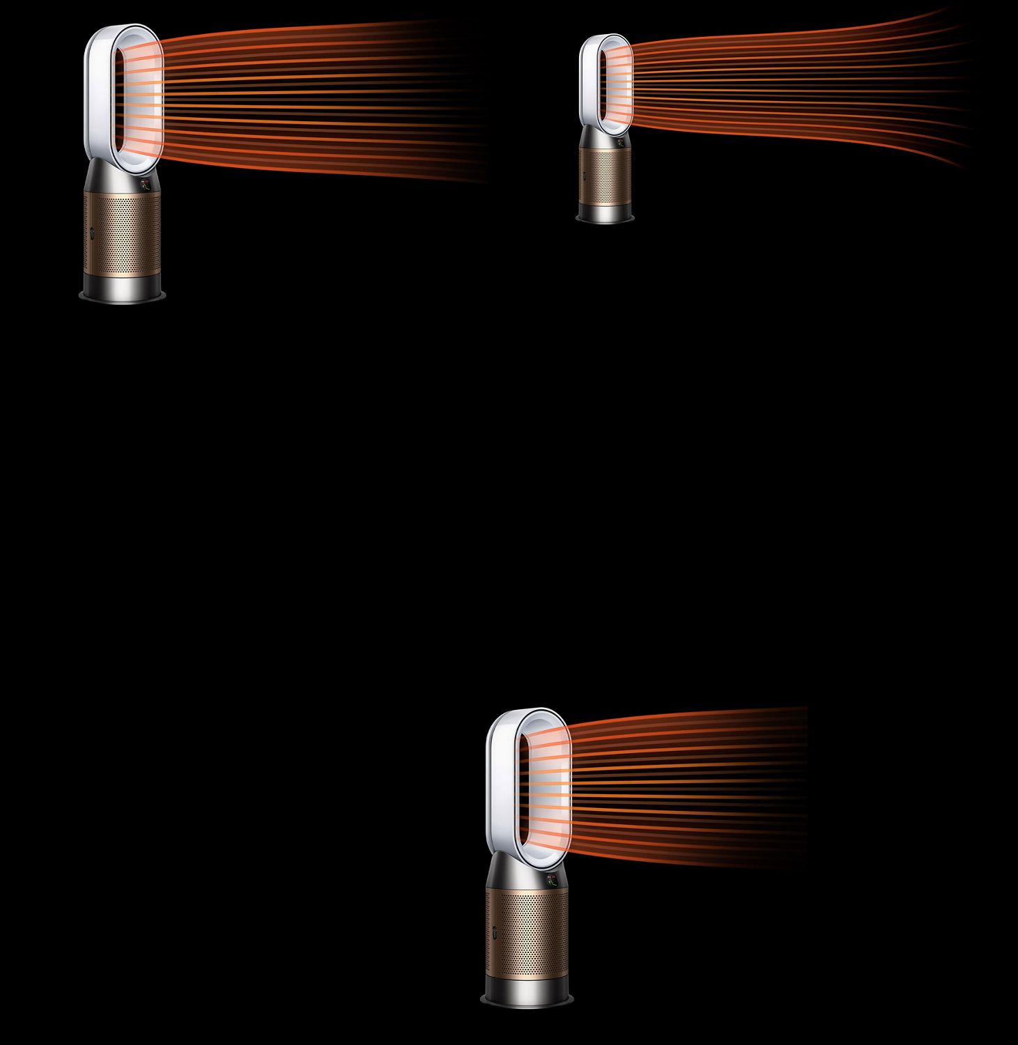 Purifier Hot+ Cool HP2 De-NOx​ (Nickel/Gold) | Dyson