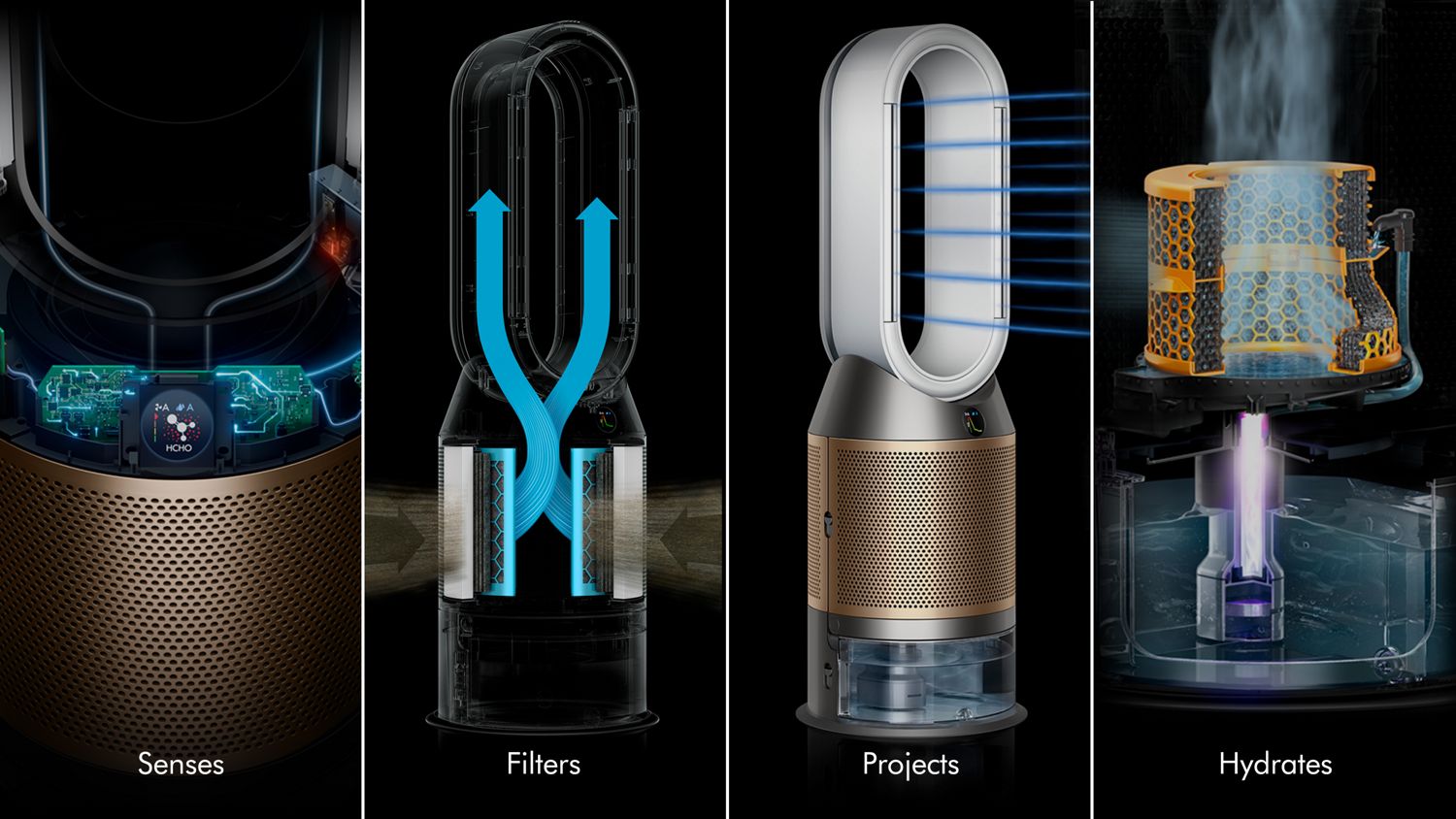 Dyson Purifier Humidify+Cool PH2 De-NOx 加湿空気清浄機ホワイト