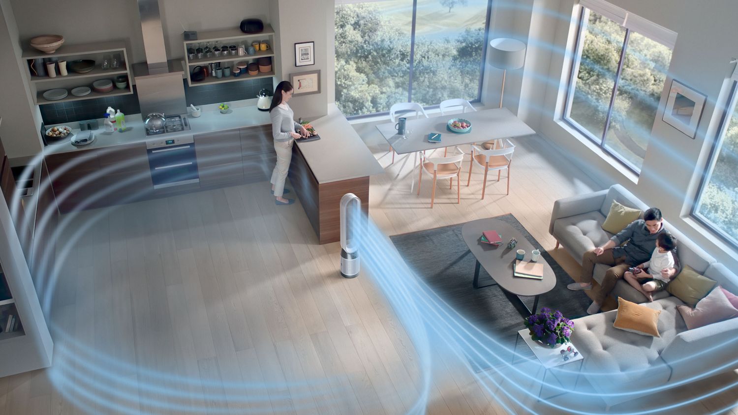 Dyson Purifier Cool Gen1 purifying fan TP10 (Black/Nickel) | Dyson