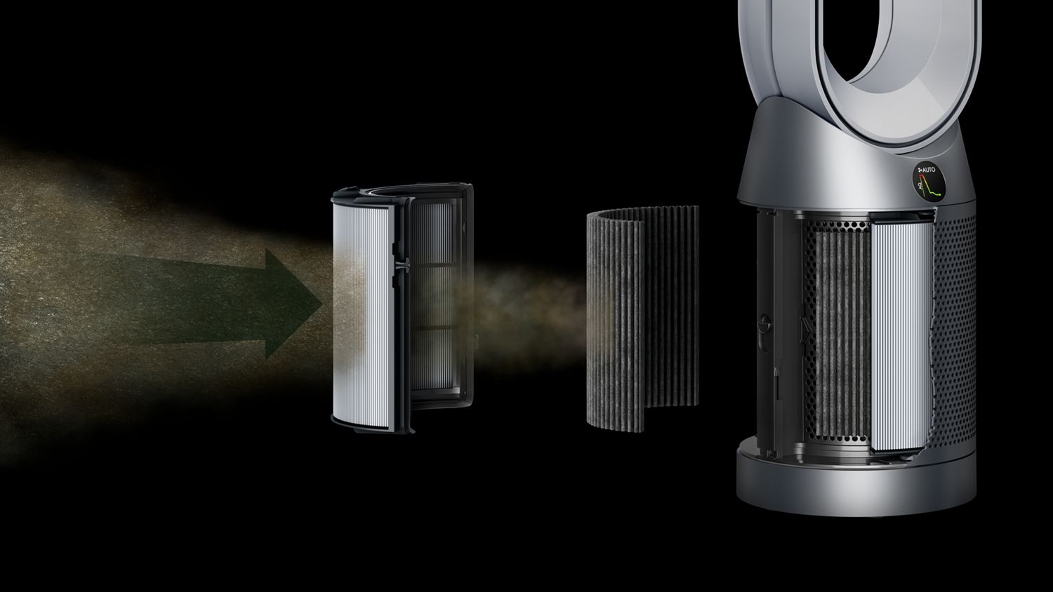 Dyson Purifier Cool 空気清浄ファン ホワイト／シルバー (TP07 WS