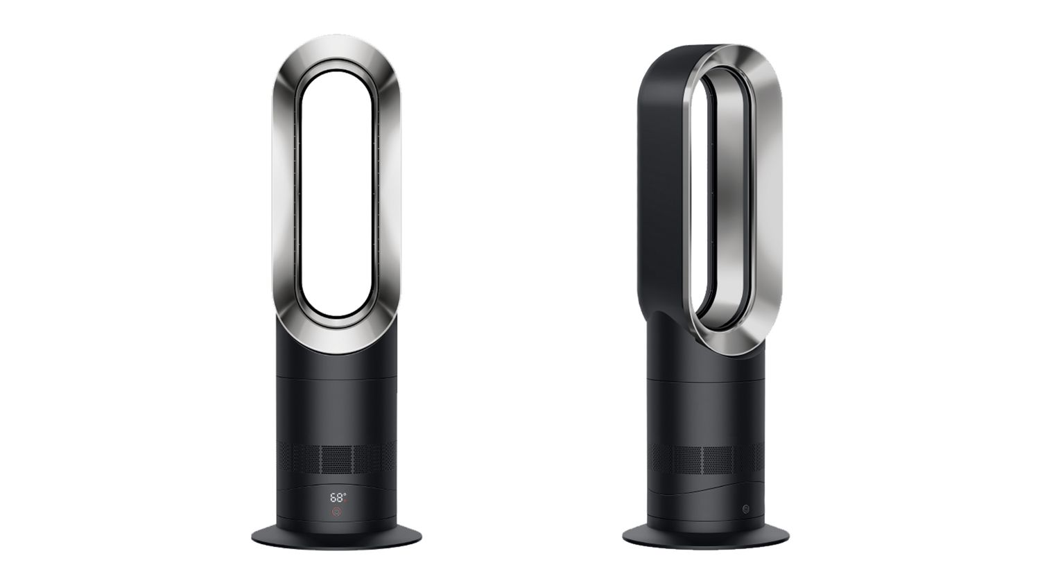 Dyson Hot+Cool™ Jet Focus AM09 fan heater (Black/Iron) | Black and