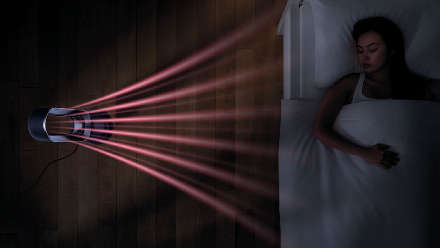 Dyson Hot+Cool™ Jet Focus fan heater (Satin Black/Nickel) | Dyson