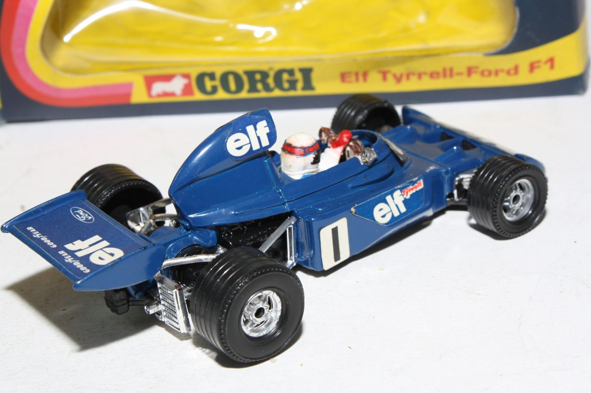 Corgi 158 Jackie Stewart Elf Tyrrell Ford F1, VGC in Original Box