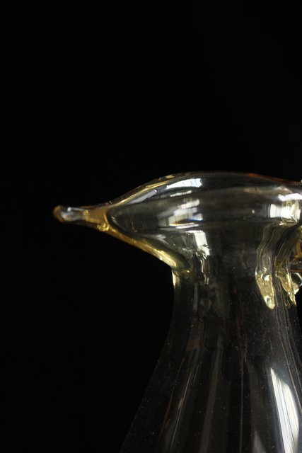 由水常雄 監修 復元正倉院ガラス白瑠璃 水瓶/水差 Y012｜骨董店 のびる