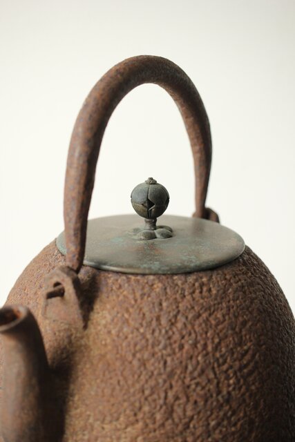 名越昌晴 大日本釜師長 鉄瓶/湯沸 M371｜骨董店 のびる 古美術 骨董