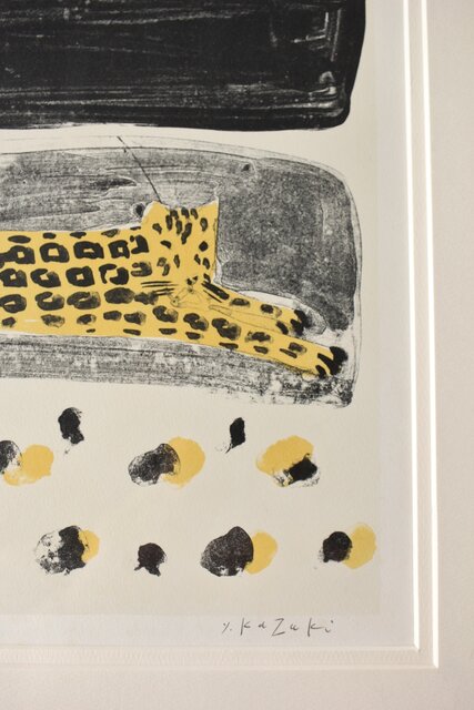 玖保キリコ リトグラフ 額縁 動物 玖保キリコ リトグラフ 額縁 動物